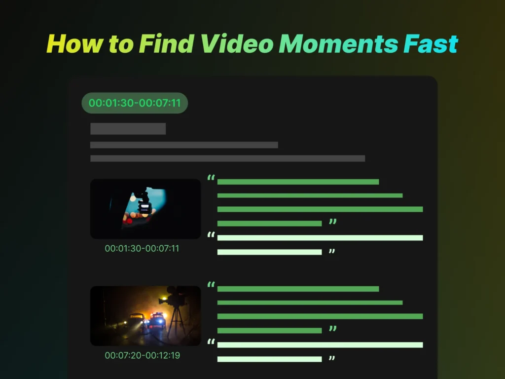 How to Find Video Moments Fast in WayinVideo | Step-by-Step Guide