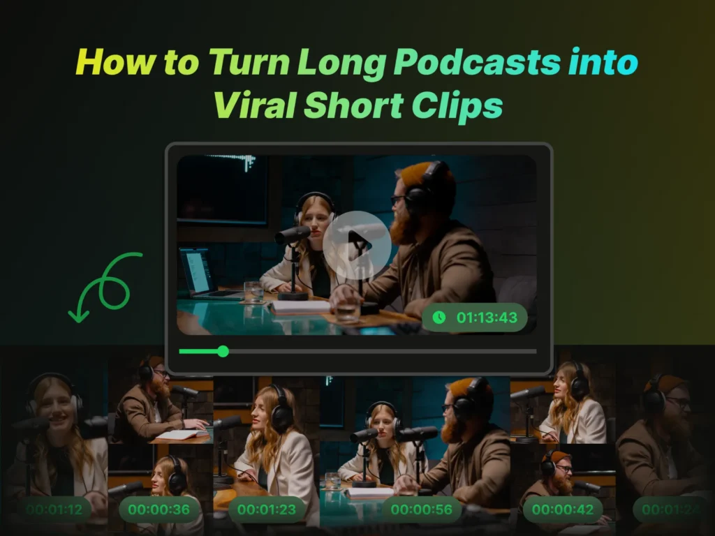 How to Turn Long Podcasts into Viral Short Clips