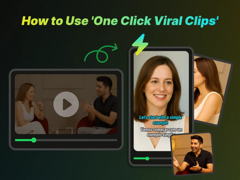 How to Use 'One Click Viral Clips' in WayinVideo