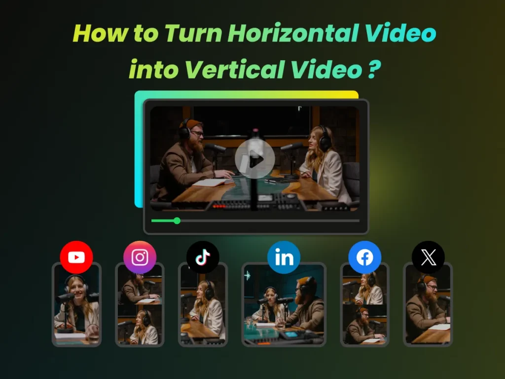 How to Turn Horizontal Video into Vertical Video ?