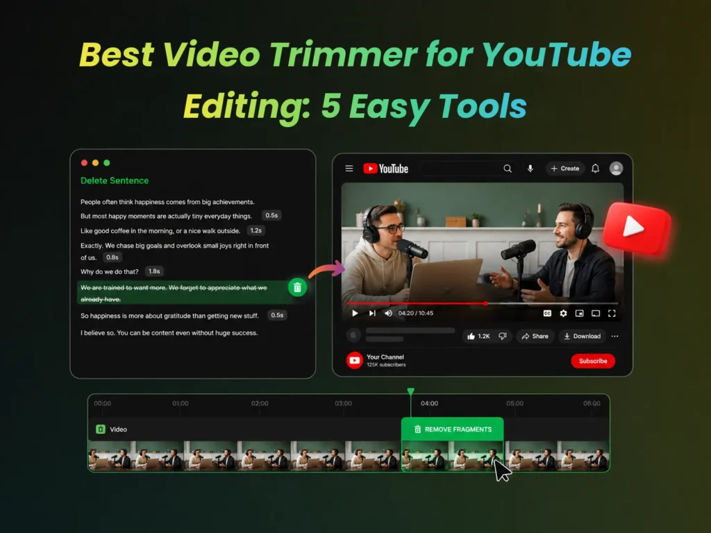 Best Video Trimmer for YouTube Editing: 5 Easy Tools