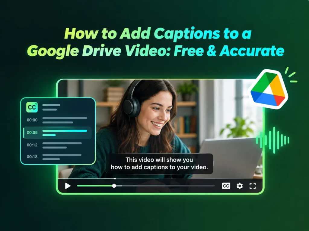How to Add Captions to a Google Drive Video: Free & Accurate